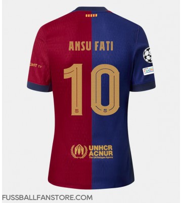 Barcelona Ansu Fati #10 Replik Heimtrikot 2024-25 Kurzarm